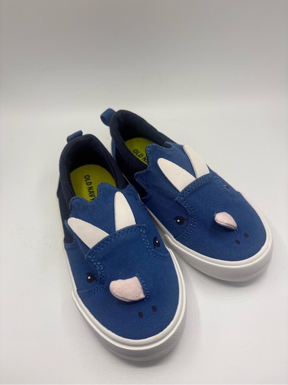 Old Navy Kids' Blue Dino Slip-On Sneakers